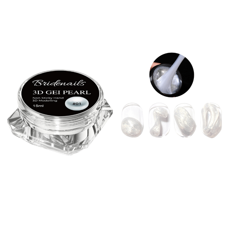 3D modelēšanas gēls ar spīdumiem 15ml