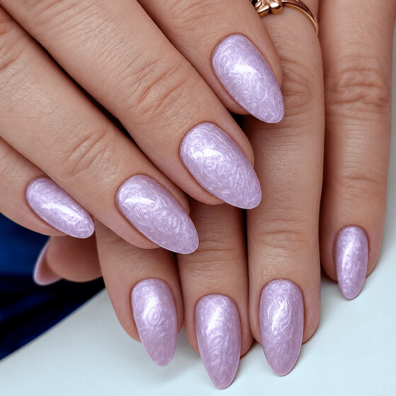 Pearl Gel – Efektgēllaka Gaiši violeta #12 10ml - Image 2
