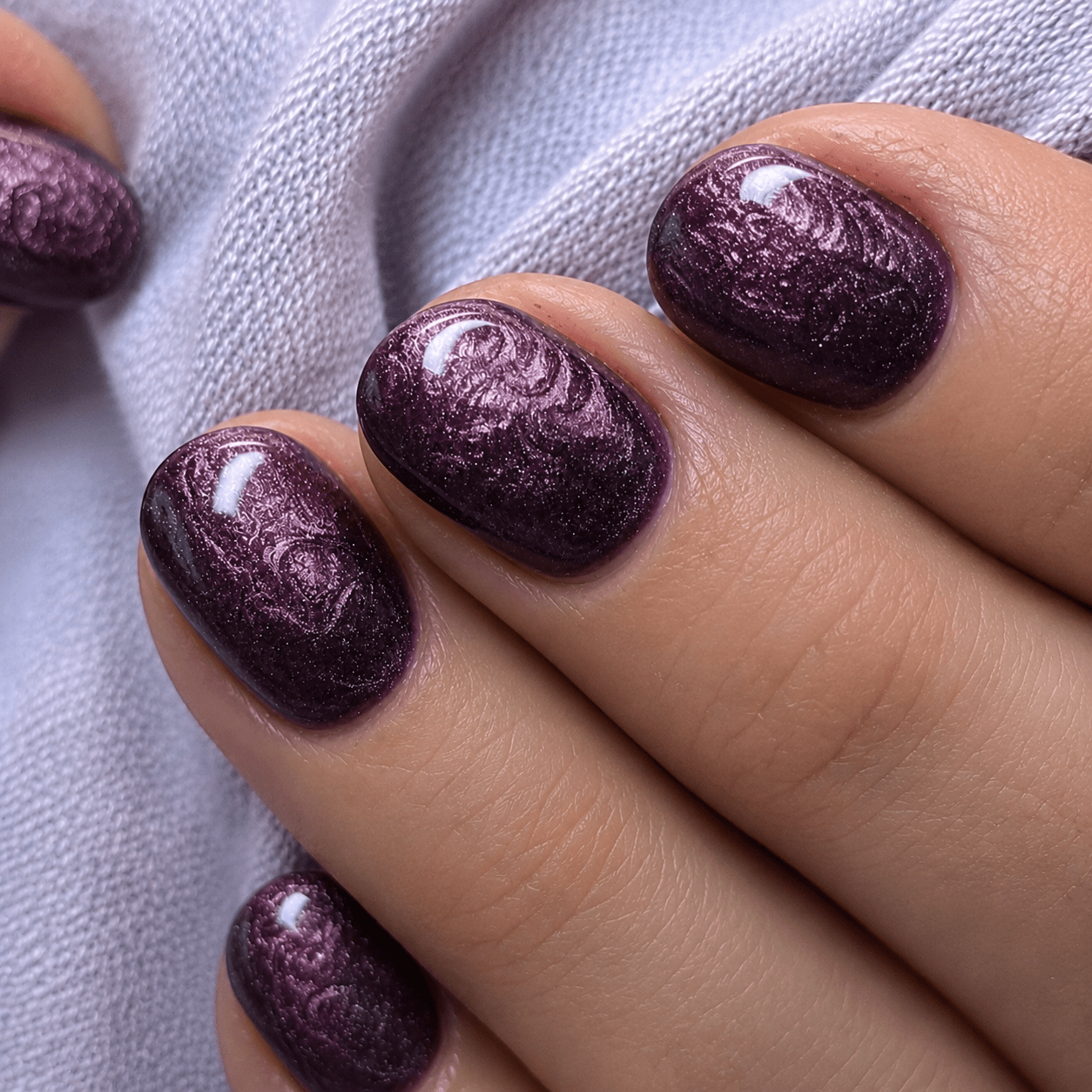 Pearl Gel – Efektgēllaka Tumši violeta #24 10ml - Image 2