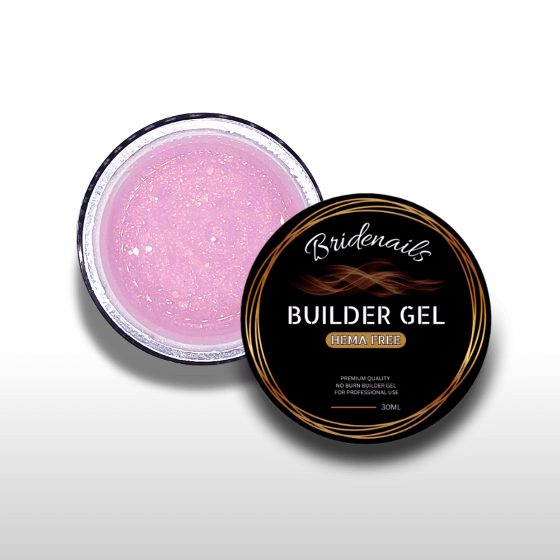 Celtniecības gēls No Burn Glitter Rozā #063 30 ml
